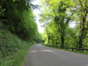 Route entre Vorges et Boussières