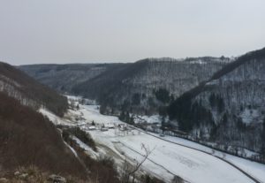 vallée de la Brême en hiver
