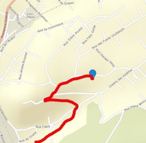 plan d'accès à Bregille