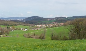 Vorges : vue sur Busy, Fontain, Planoise