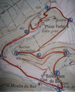 carte de la balade du tourbillon