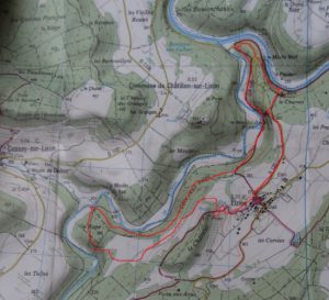 carte du Lison à Lizine