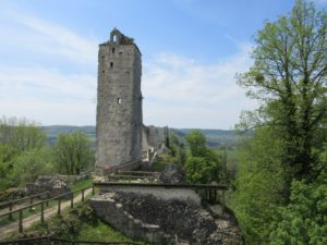Donjon du castel Saint Denis en mai 2016