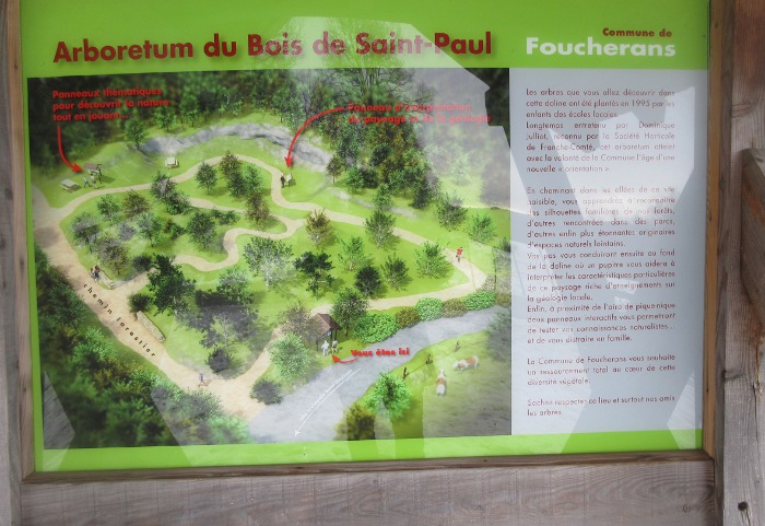 arboretum de Foucherans