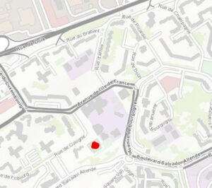 Gymnase Diderot plan