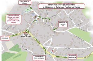 plan de Pouilley les vignes