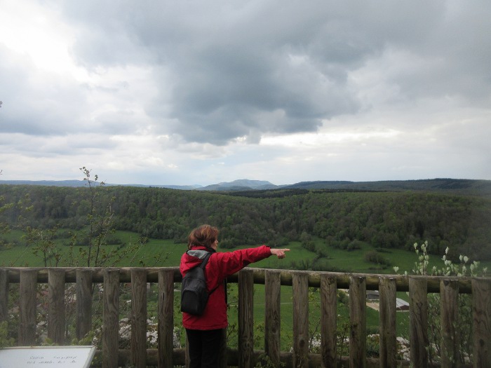 Cussey sur Lison belvédère de la Croix