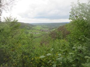 Cussey sur Lison depuis le belvédère de Chaux
