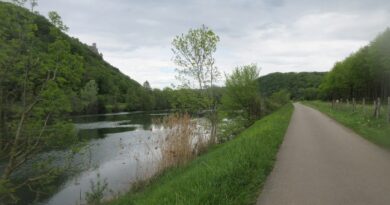 bord du Doubs entre Thoraise et la Double écluse