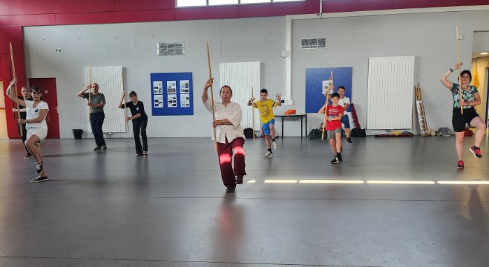 Tai Chi avec bâton Grette juillet 24