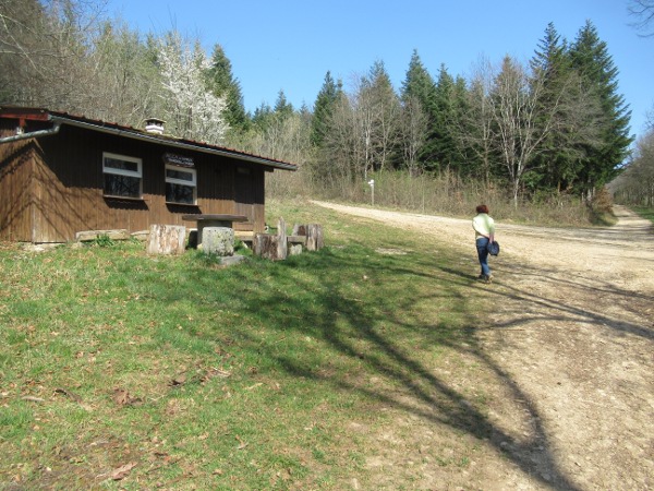 Cabane des chasseurs à Champlive