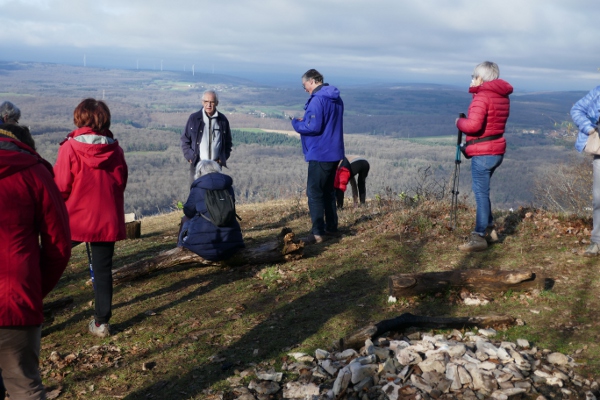 du Rechandet vue sur les éoliennes