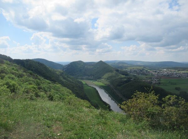 Du Rechandet vue sur la vallée du Doubs et Aigremont