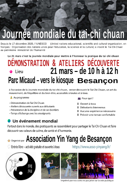journée mondiale du Tai Chi